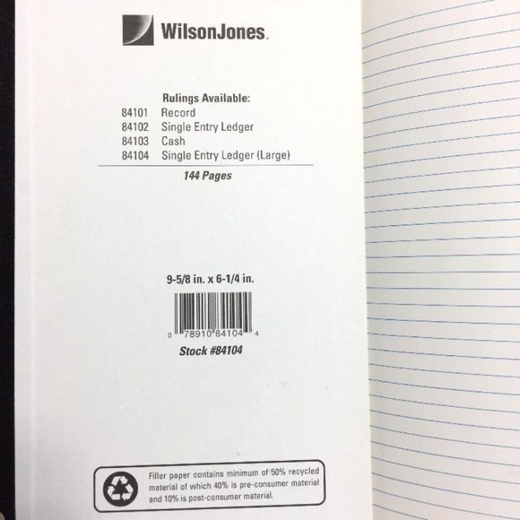 Account Book S.E. Ledger-Ruled 144 Pages - Picture 8 of 11